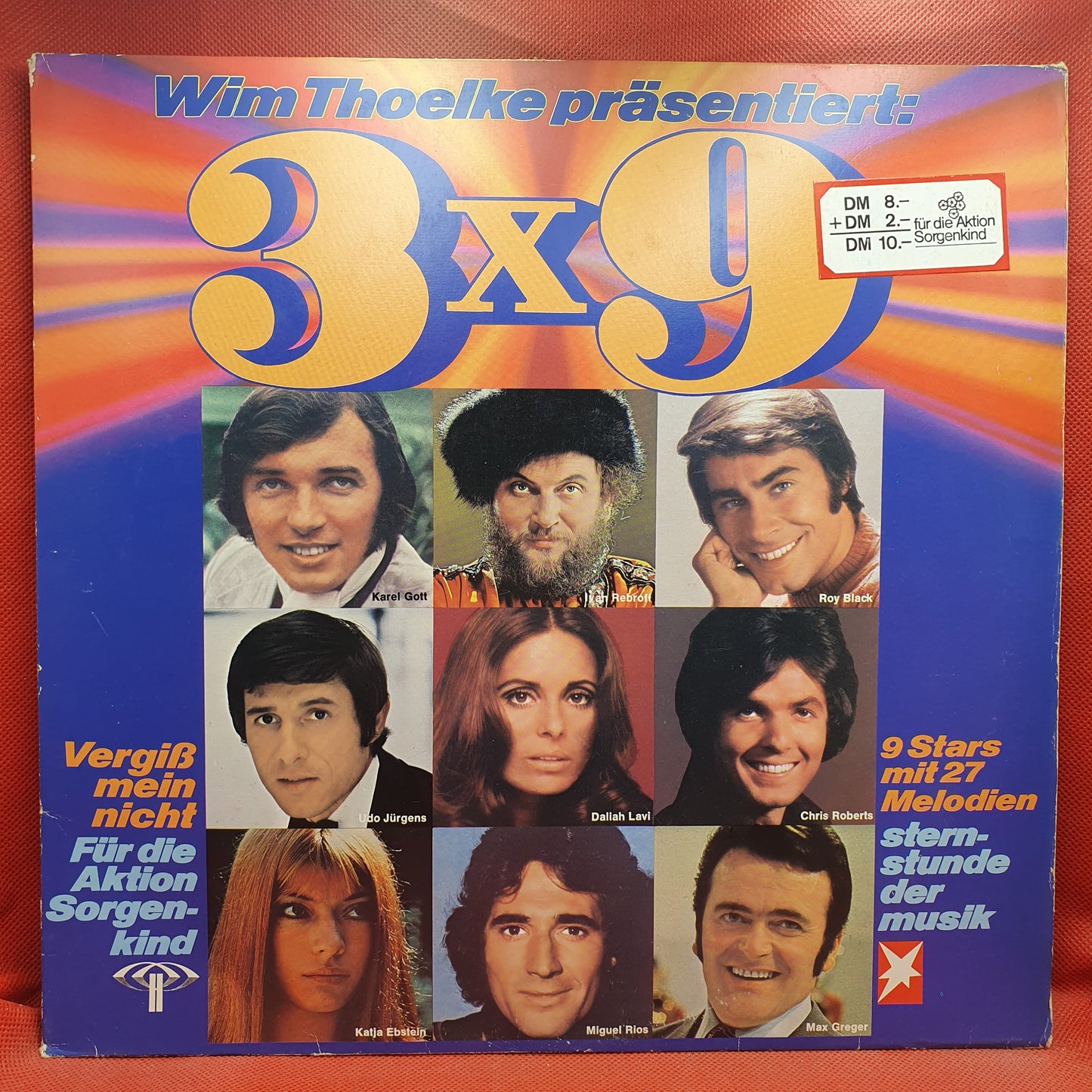 Various ‎– Wim Thoelke Präsentiert: 3x9 - 9 Stars Mit 27 Melodien