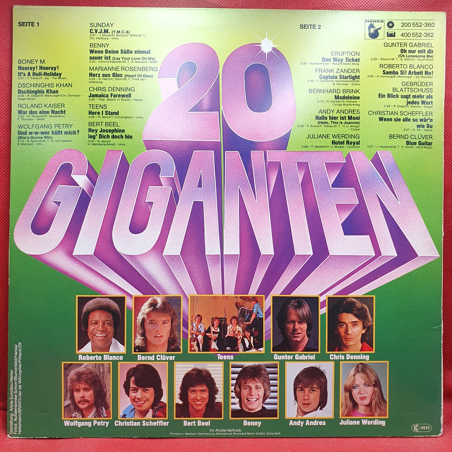 Various ‎– 20 Giganten Vol. 3