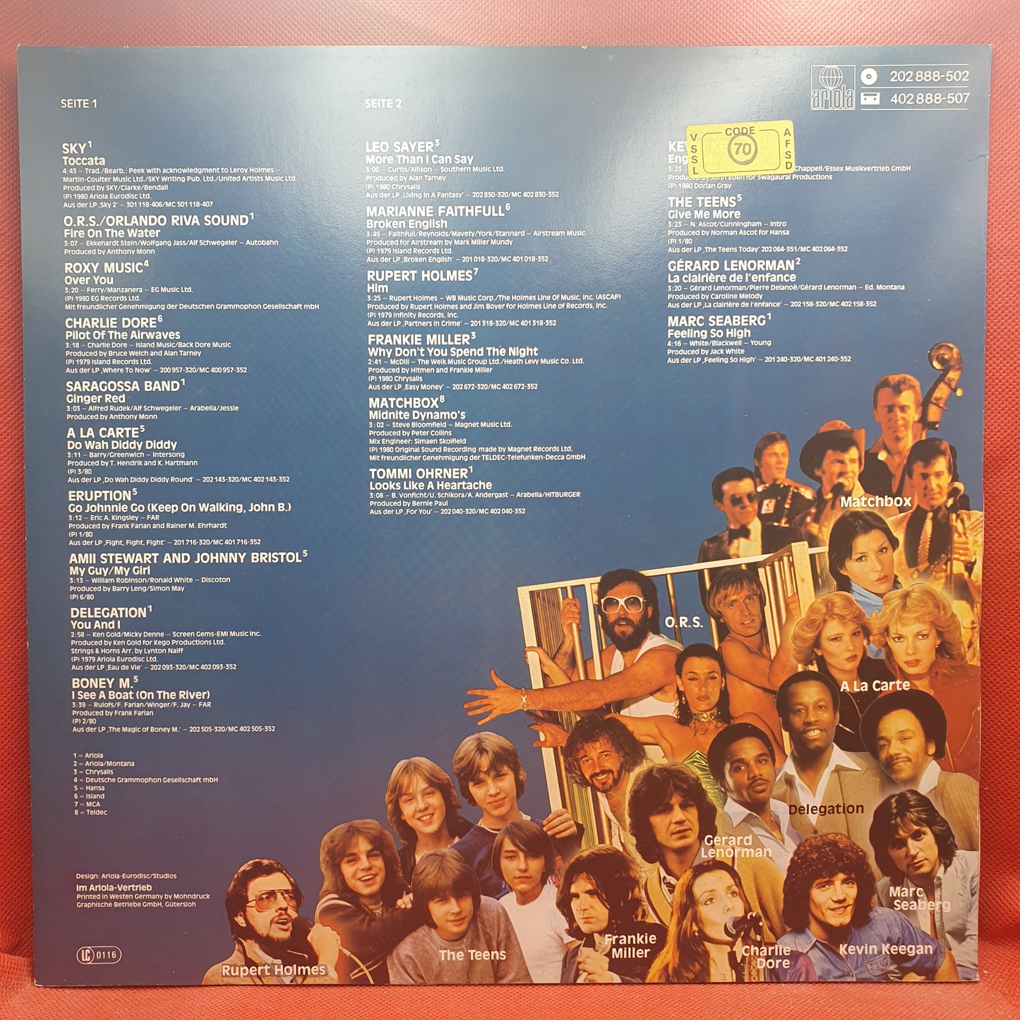 Various ‎– Super 20 - Pop Non Stop