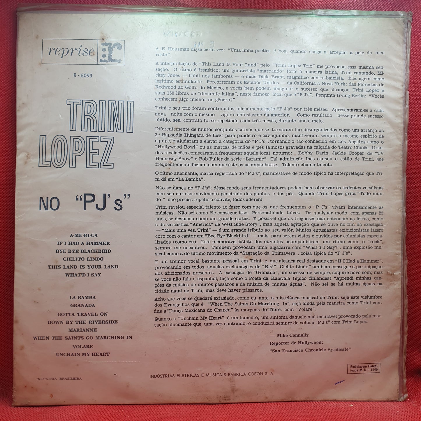 Trini Lopez – Trini Lopez At PJ's