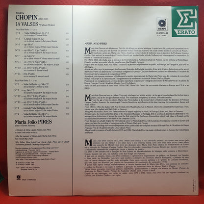 Chopin - Maria João Pires ‎– Valses Numeros 1-14