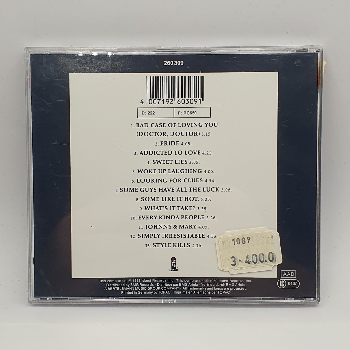 Robert Palmer ‎– Addictions Volume 1