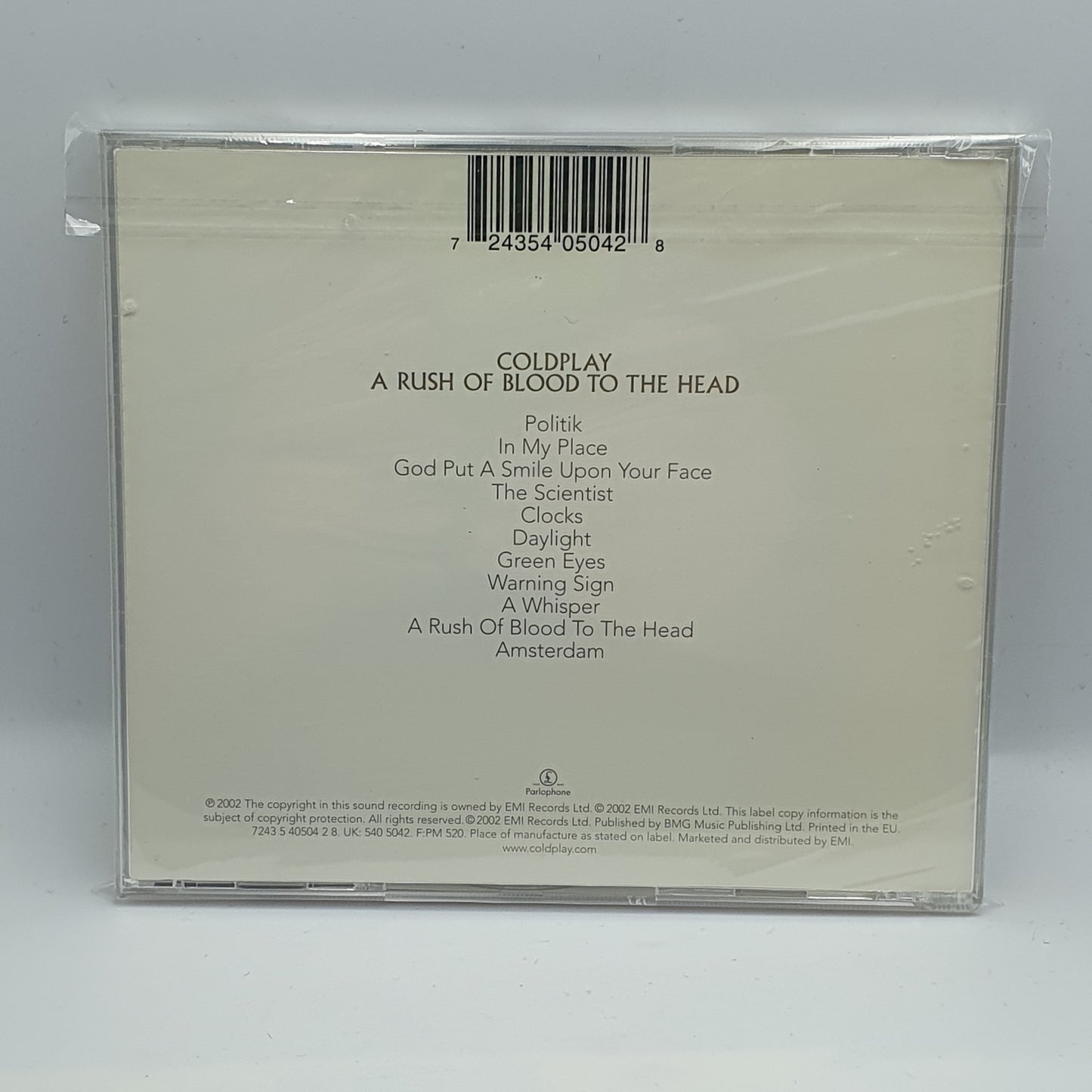 Coldplay ‎– A Rush Of Blood To The Head