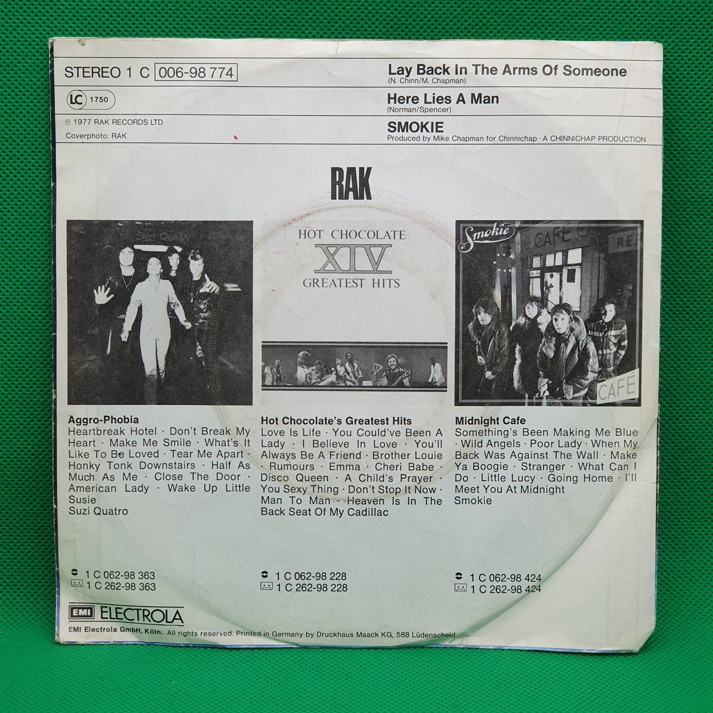 Smokie ‎– Lay Back In The Arms Of Someone