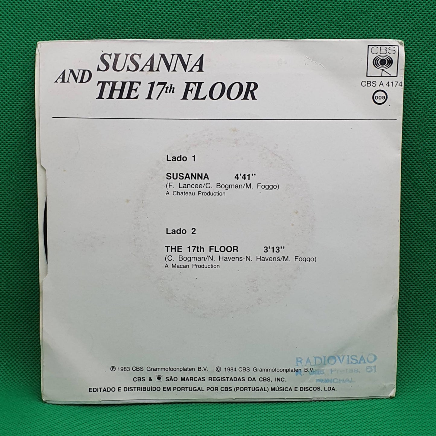 The Art Company ‎– Susanna