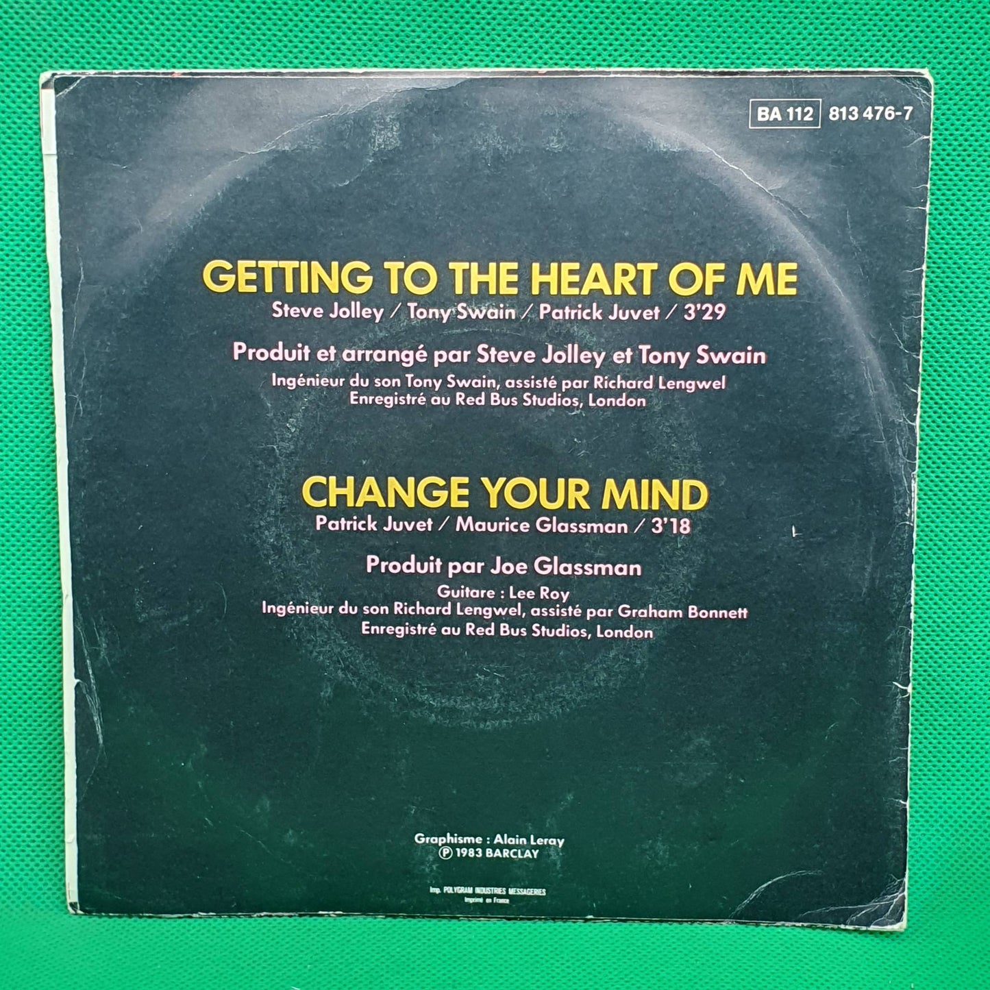 Patrick Juvet ‎– Getting To The Heart Of Me