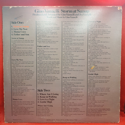 Gino Vannelli ‎– Storm At Sunup