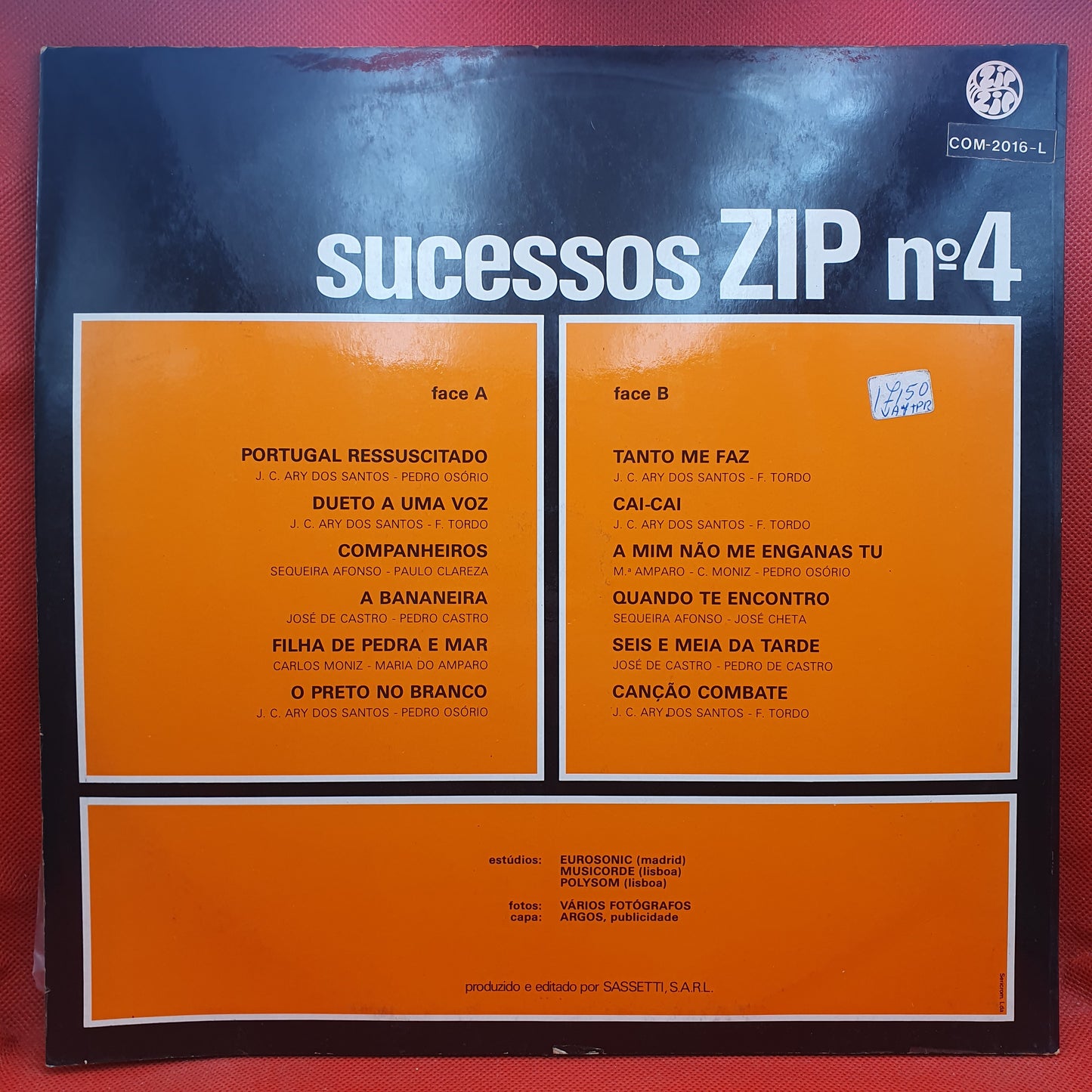 Various ‎– Sucessos Zip № 4
