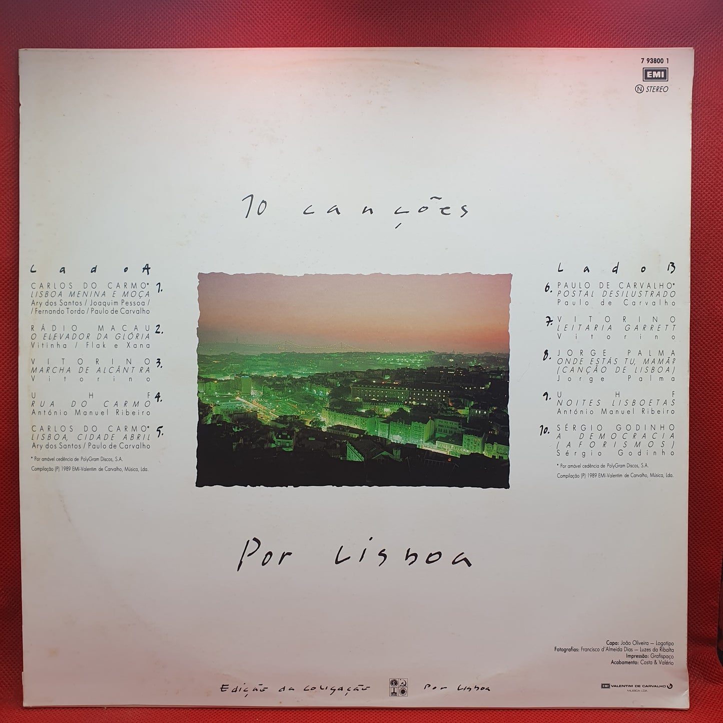 Various ‎– 10 Canções Por Lisboa