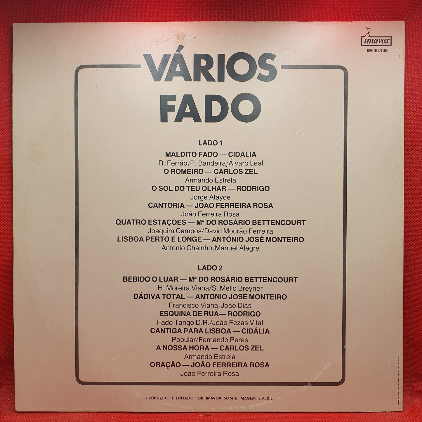 Various ‎– Vamos Ao Fado