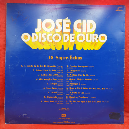 José Cid ‎– O Disco De Ouro - 18 Super-Êxitos