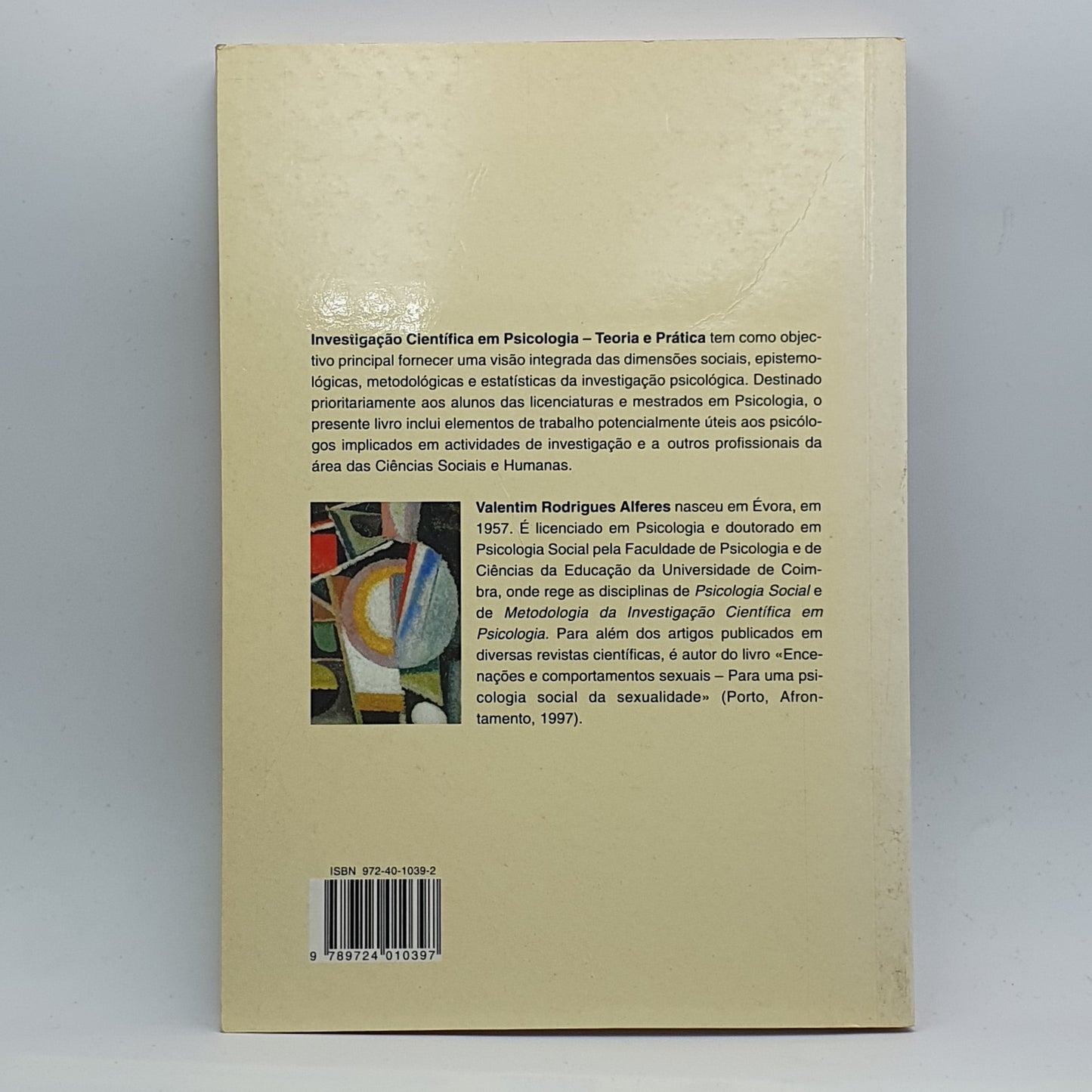 Valentim Rodrigues Alferes - Investigação Cientifica Em Psicologia