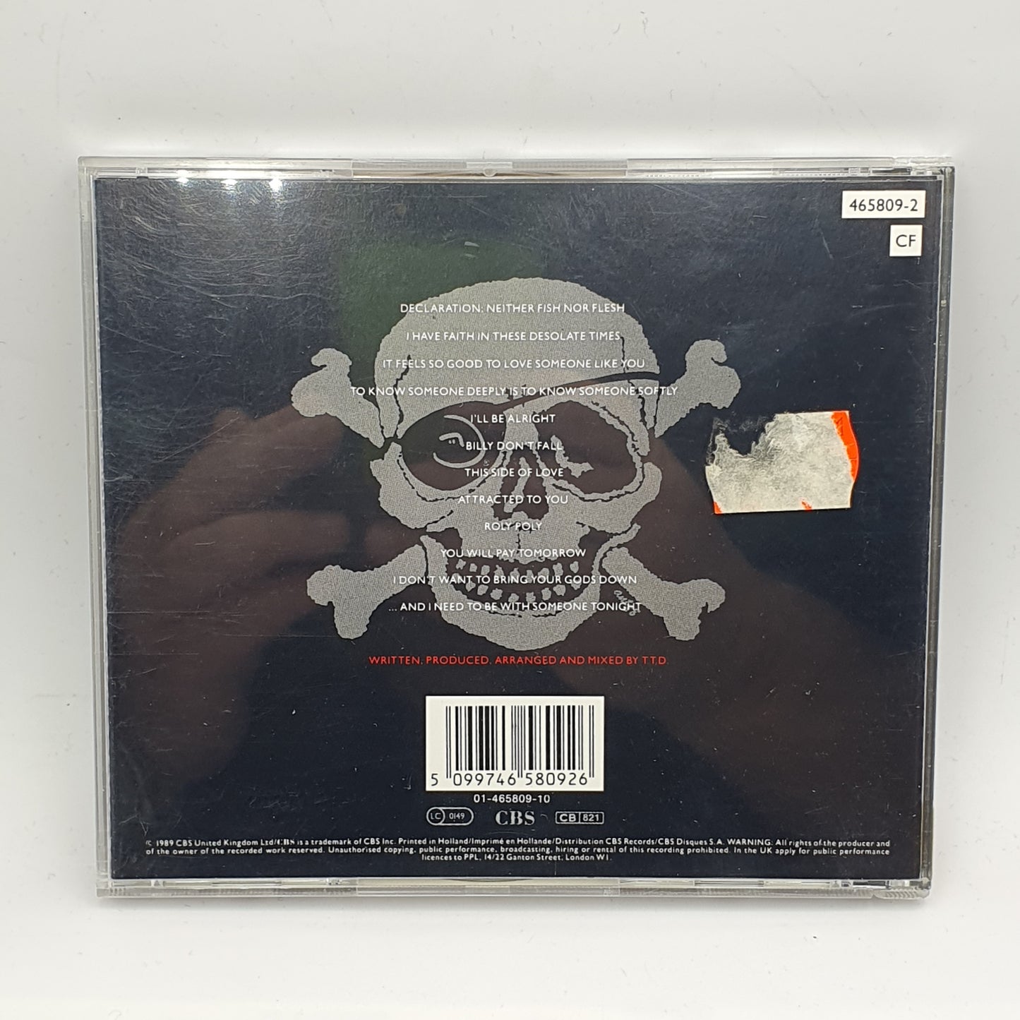 Terence Trent D'Arby ‎– Terence Trent D'Arby's Neither Fish Nor Flesh: A Soundtrack Of Love, Faith, Hope, And Destruction