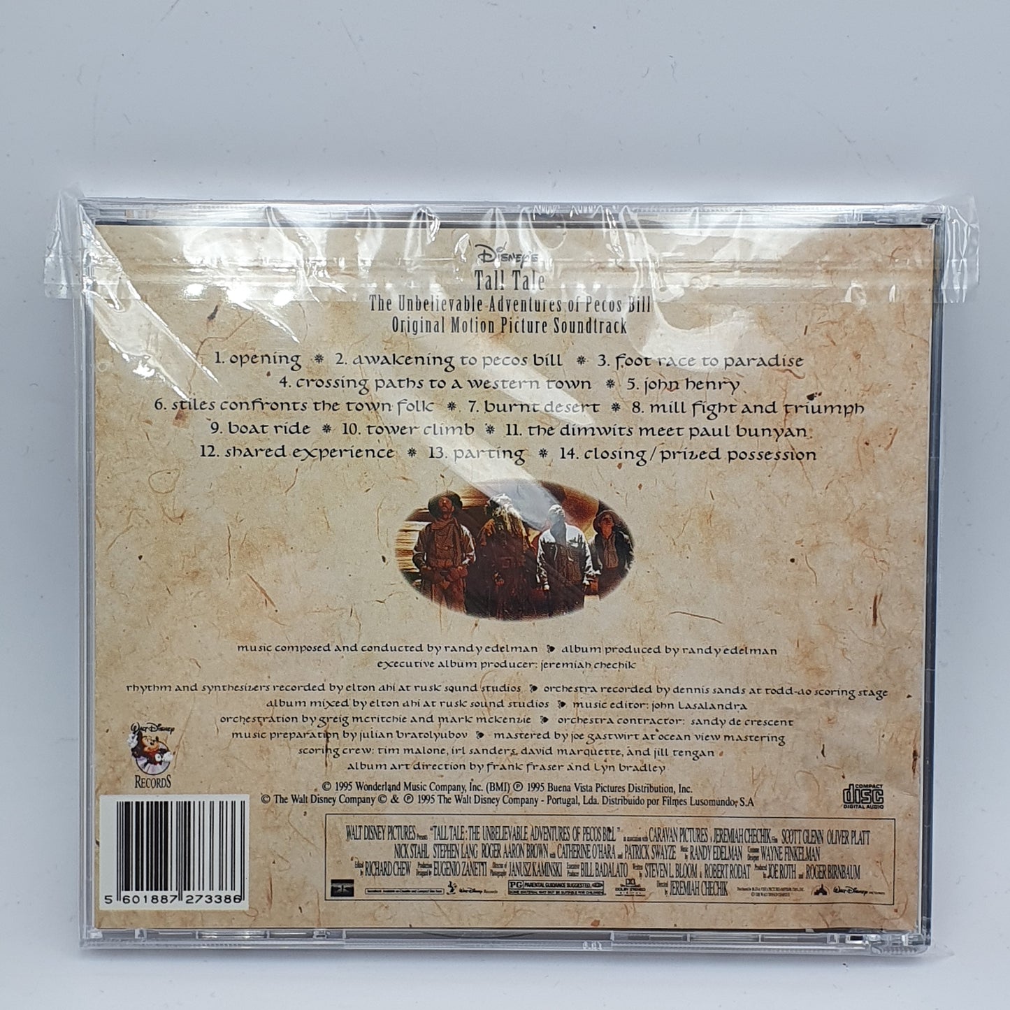 Randy Edelman ‎– Tall Tale: The Unbelievable Adventures Of Pecos Bill