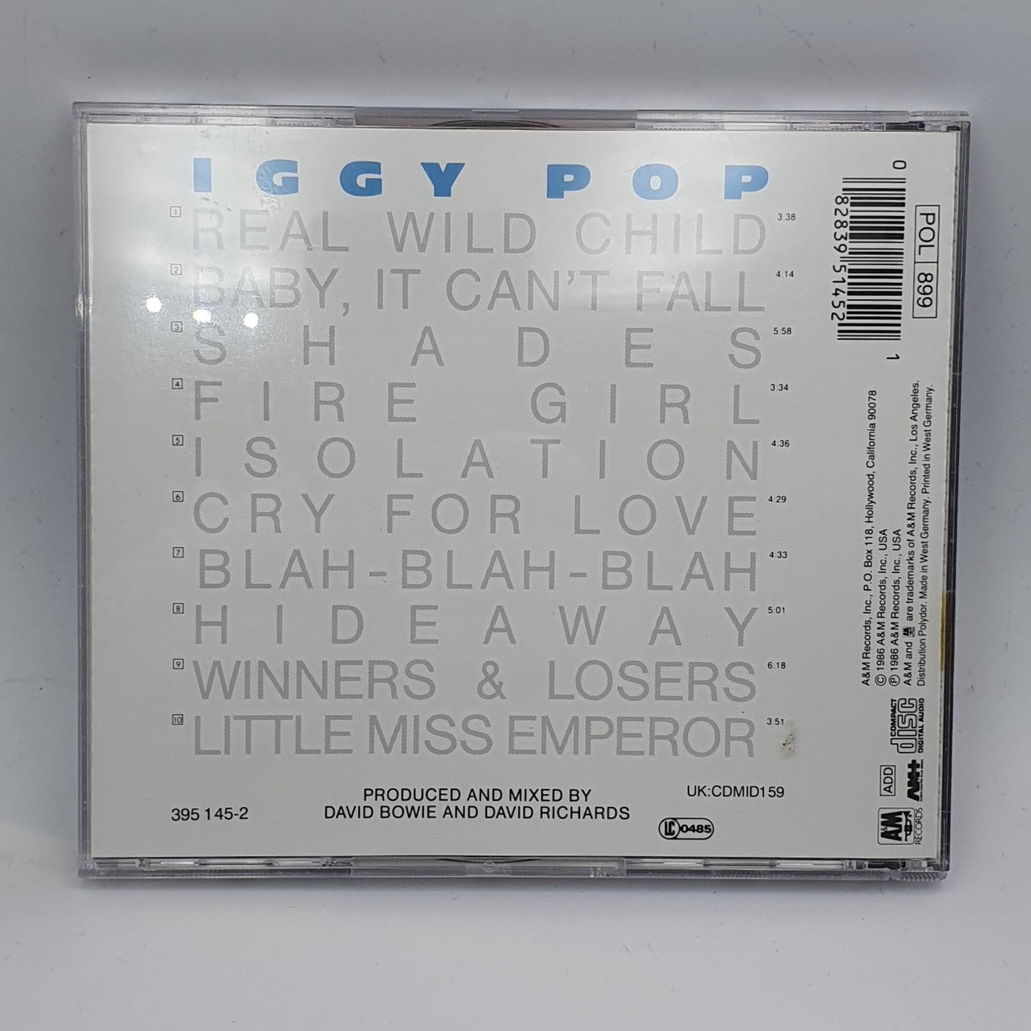 Iggy Pop ‎– Blah-Blah-Blah