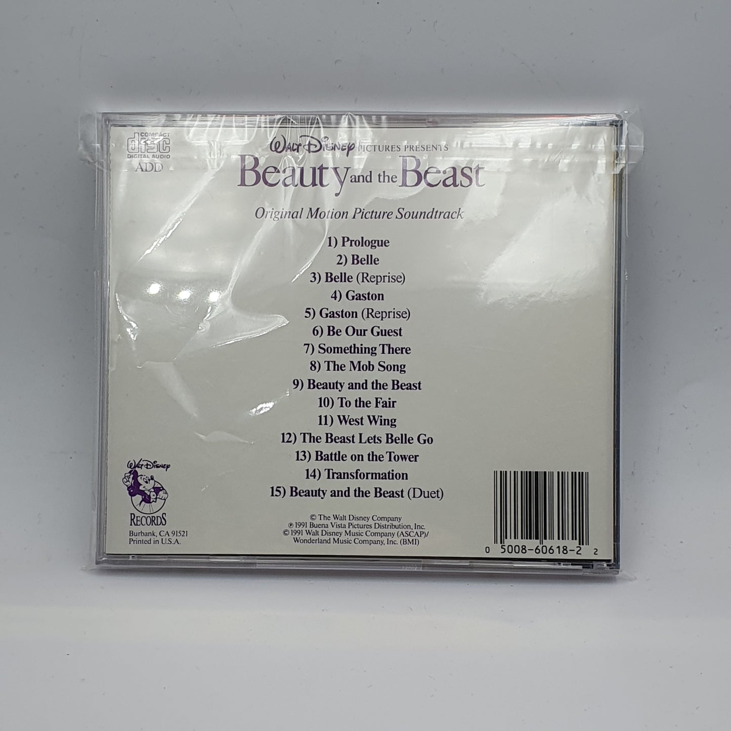 Alan Menken, Howard Ashman ‎– Beauty And The Beast OST