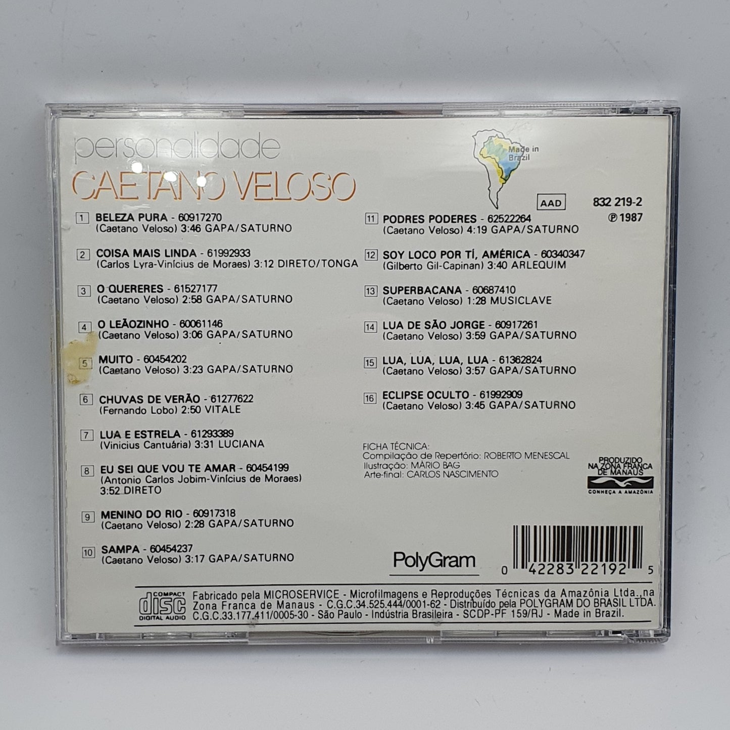 Caetano Veloso ‎– Personalidade
