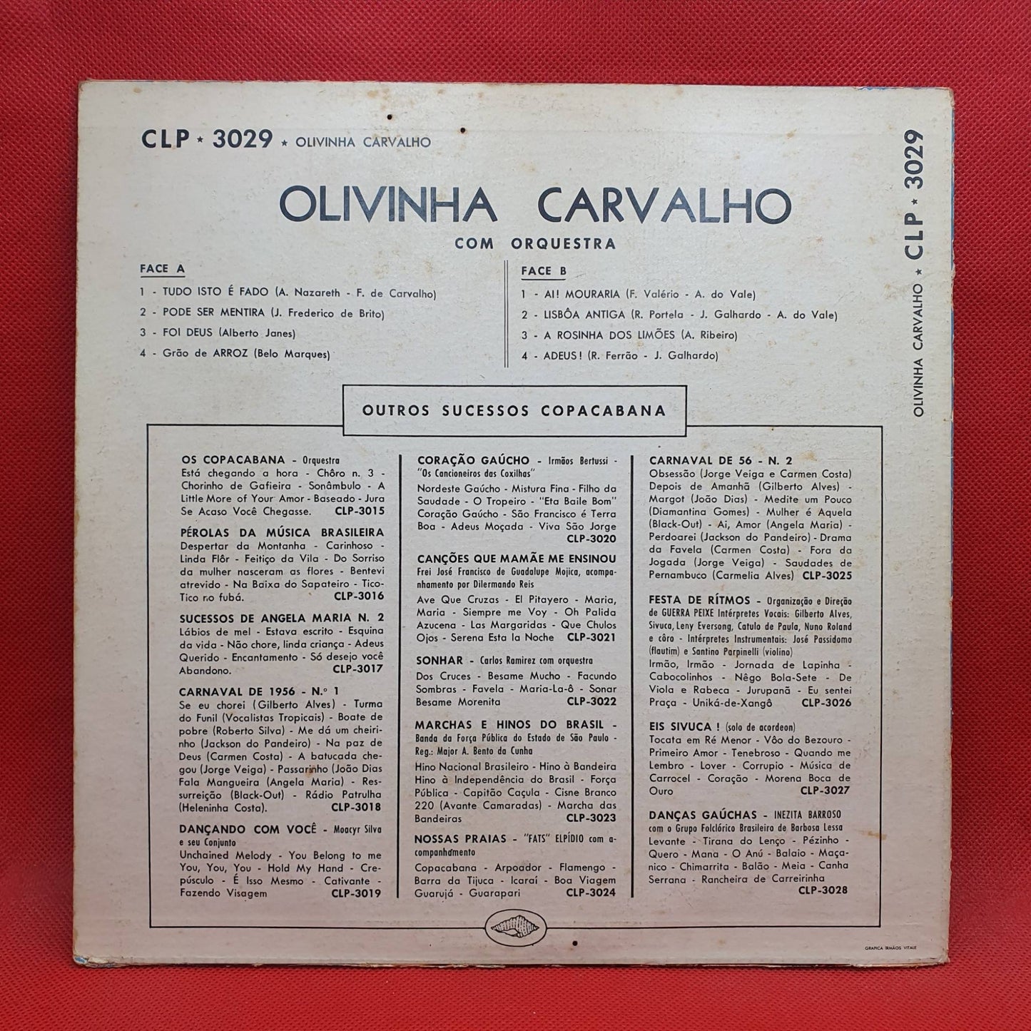 Olivinha Carvalho ‎– Olivinha Carvalho