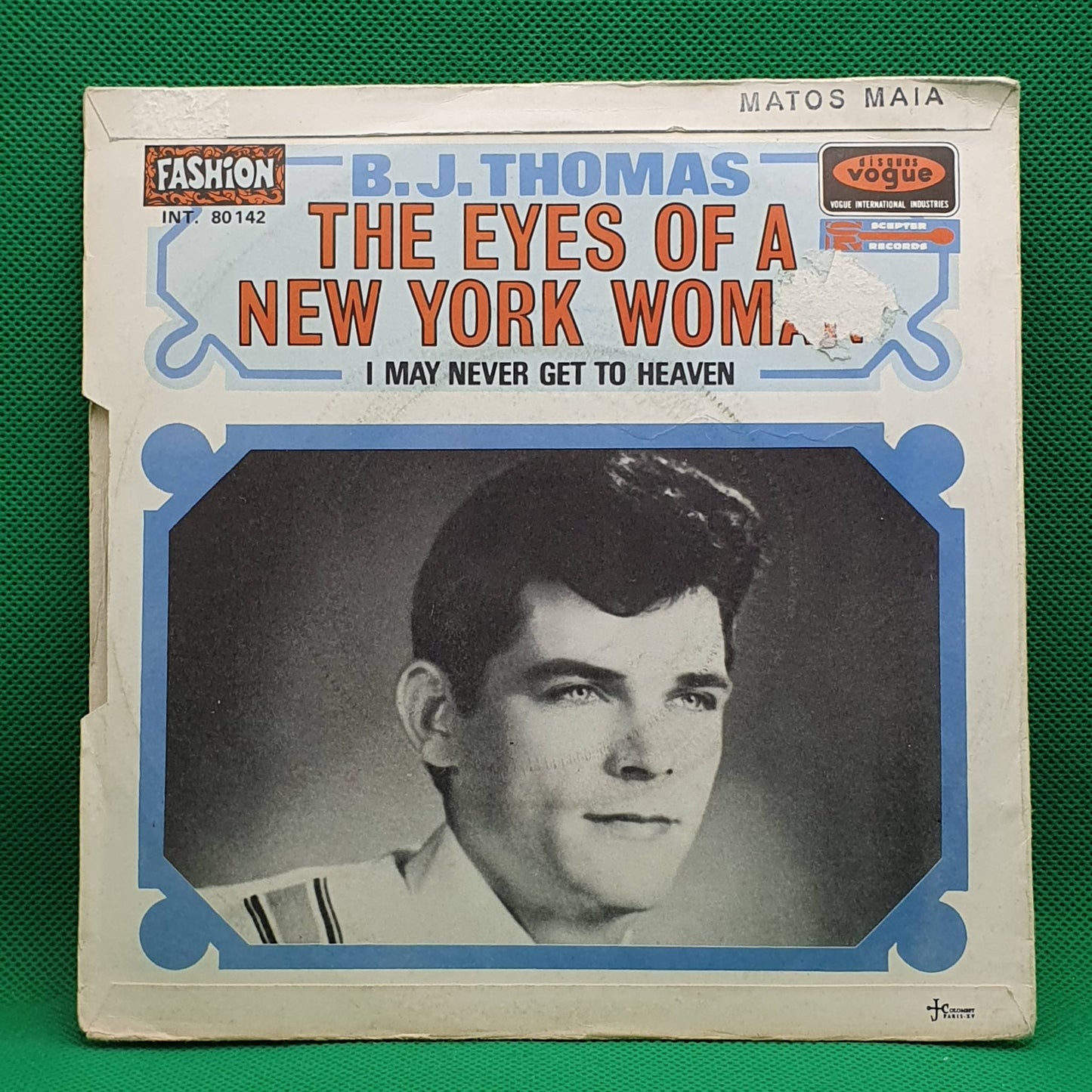 B.J. Thomas ‎– The Eyes Of A New York Woman