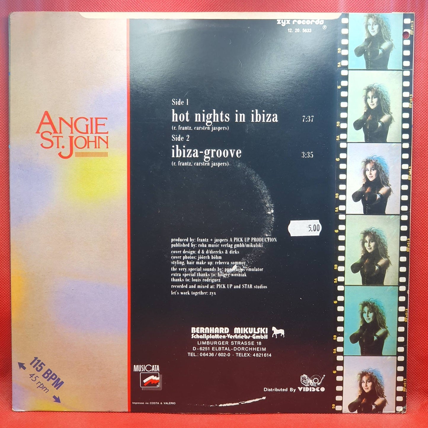 Angie St. John ‎– Hot Nights In Ibiza
