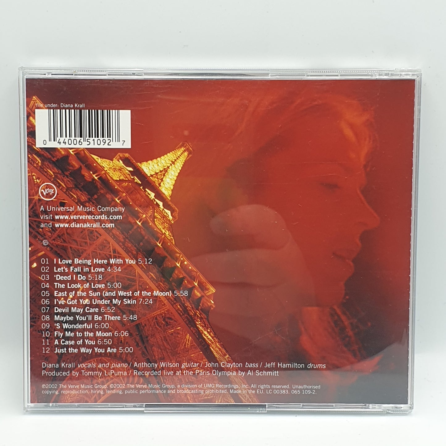 Diana Krall ‎– Live In Paris