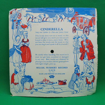 Alan And Janice Kane ‎– Cinderella - In Words & Music