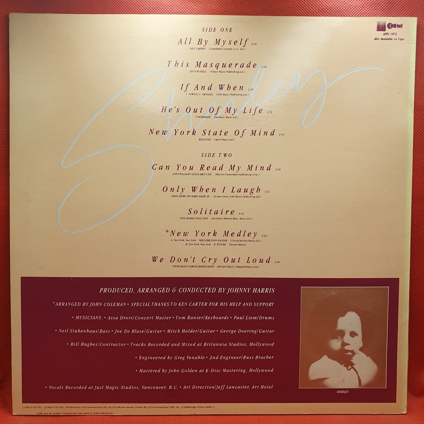 Shirley Bassey ‎– Love Songs