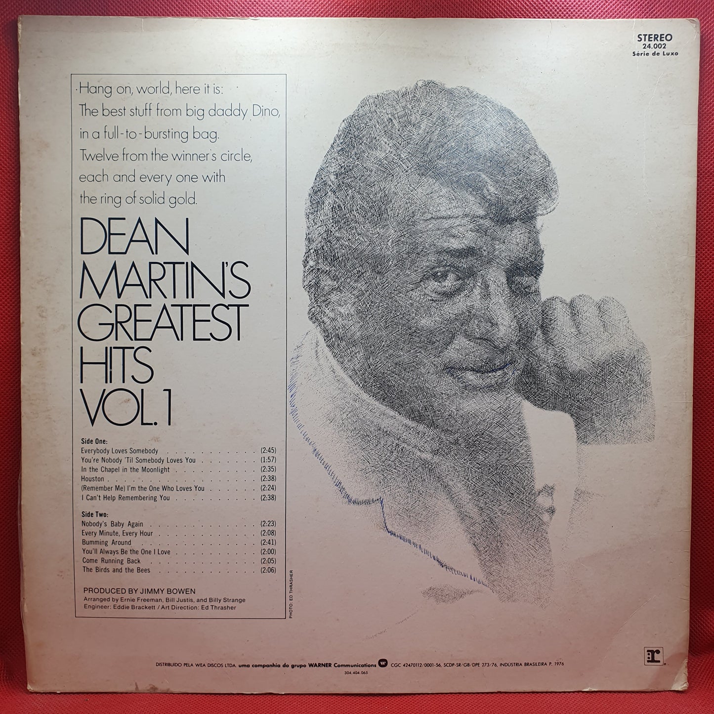 Dean Martin ‎– Dean Martin's Greatest Hits! Vol. 1