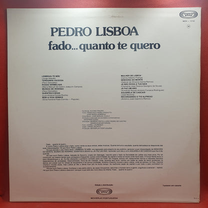 Pedro Lisboa – Fado... Quanto Te Quero