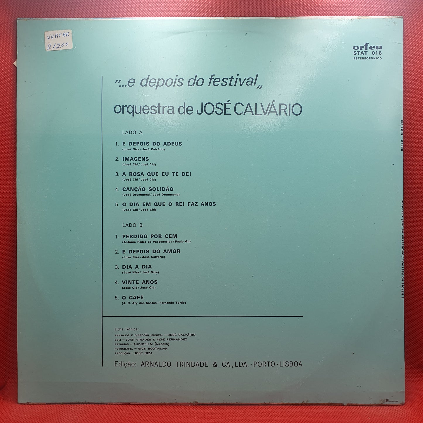 Orquestra De José Calvário – "...E Depois Do Festival"