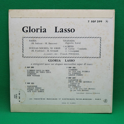 Gloria Lasso ‎– Bahia / Buenas Noches Mi Amor / Granada / Cachito