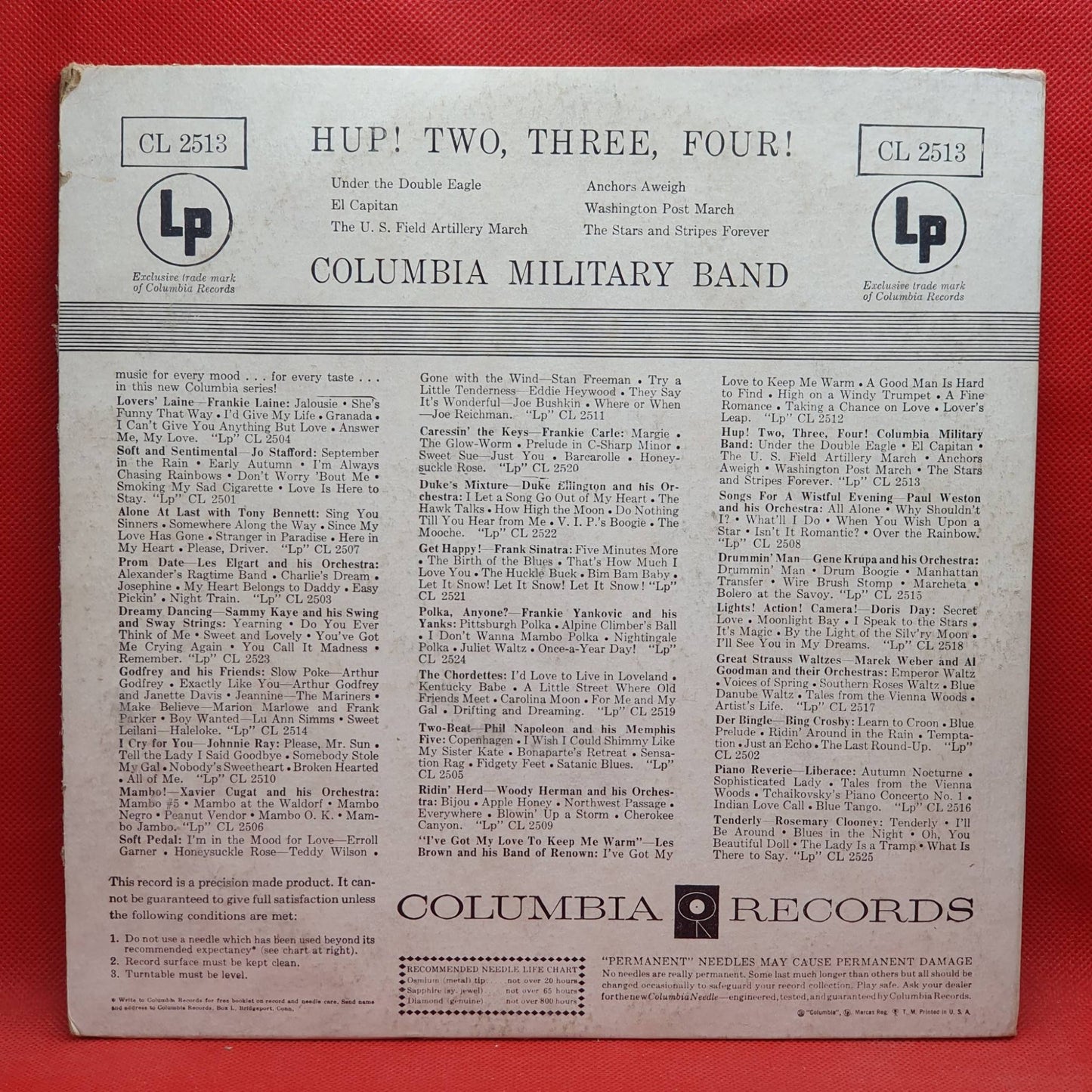 Columbia Military Band ‎– Hup! Two, Three, Four!