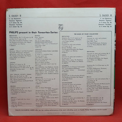 Beethoven, The Residency Orchestra The Hague, Willem Van Otterloo ‎– Overture “Egmont” In F Minor Op. 84 / Overture “Coriolan” In C Minor Op. 62