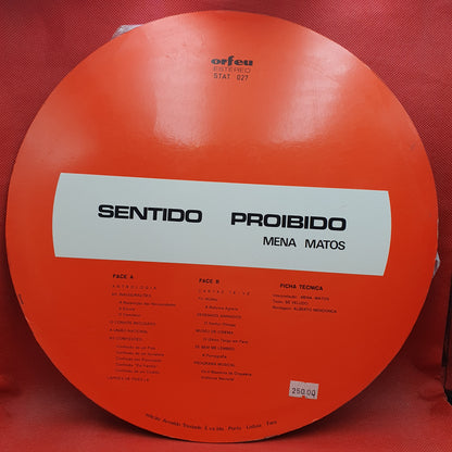 Mena Matos ‎– Proibição De Voltar À Direita / Sentido Proibido