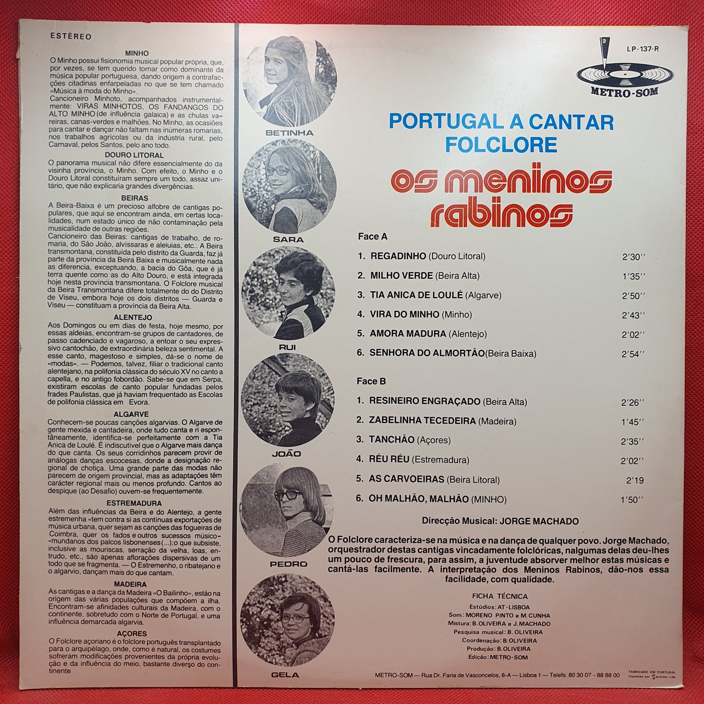 Os Meninos Rabinos ‎– Cantigas Populares