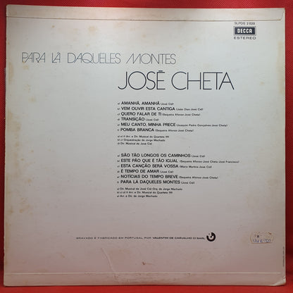 José Cheta ‎– Para Lá Daqueles Montes