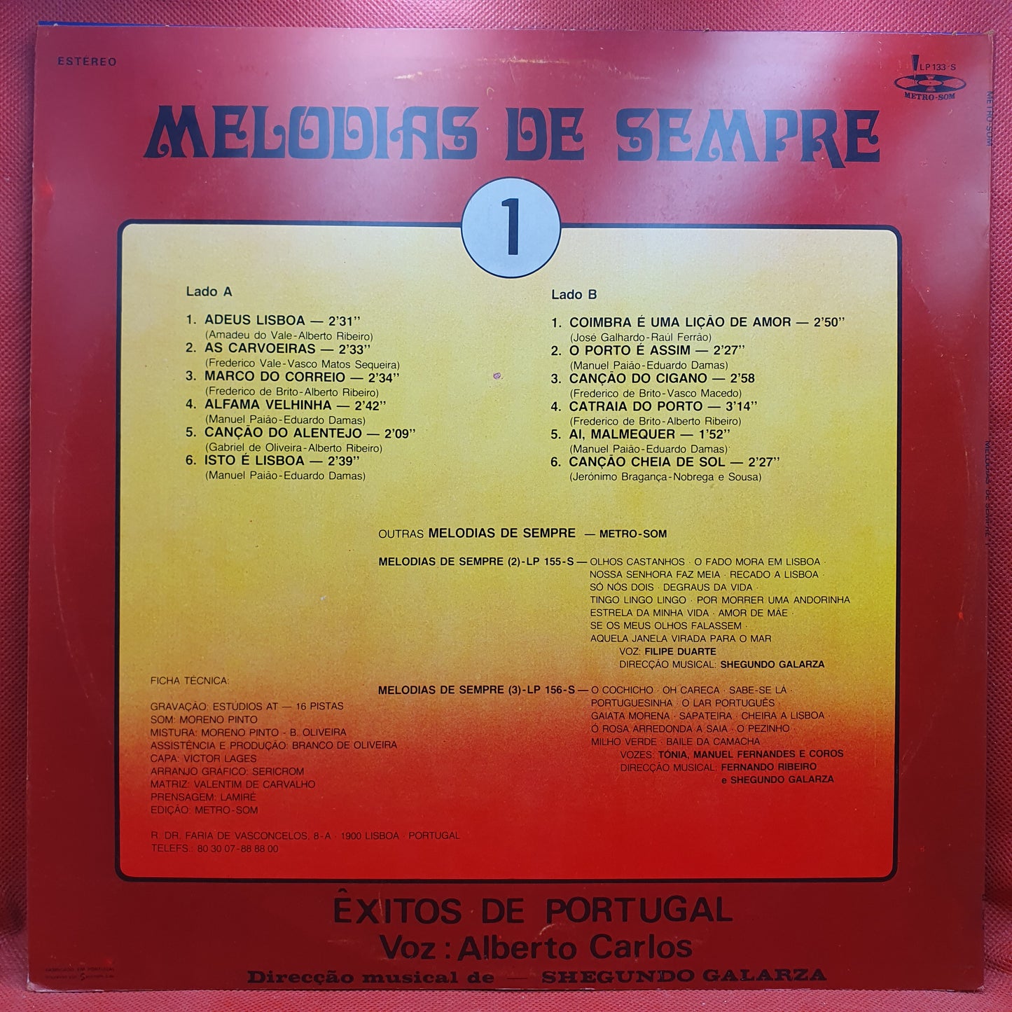 Shegundo Galarza ‎– Melodias de Sempre