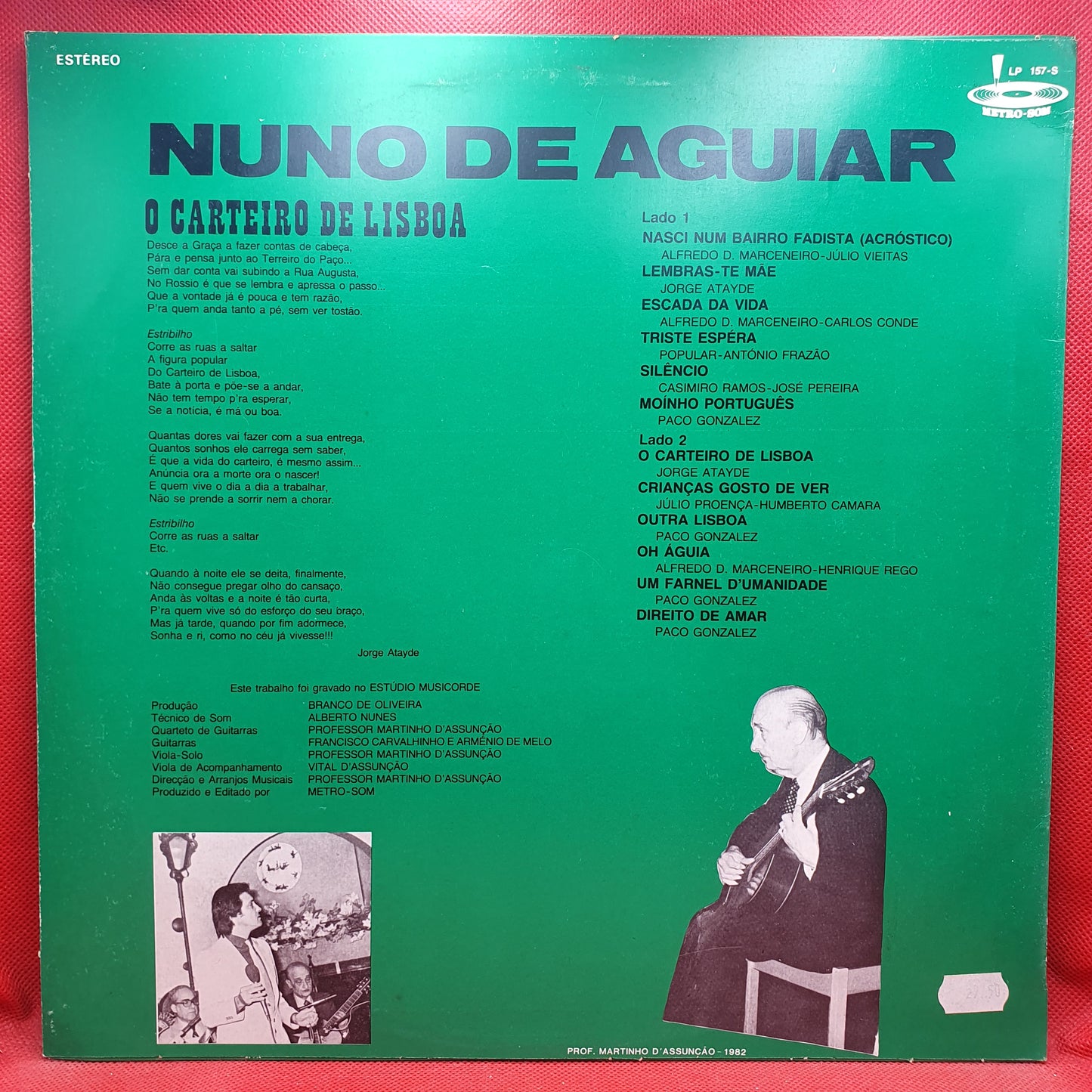 Nuno de Aguiar ‎– O Carteiro De Lisboa