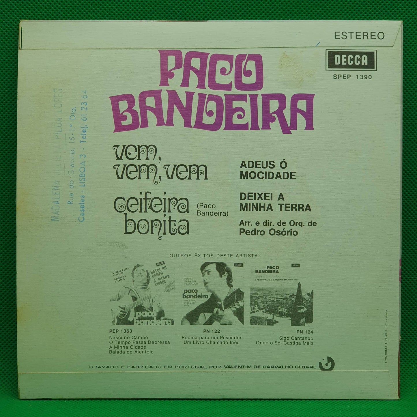 Paco Bandeira – Vem, Vem, Vem / Ceifeira Bonita