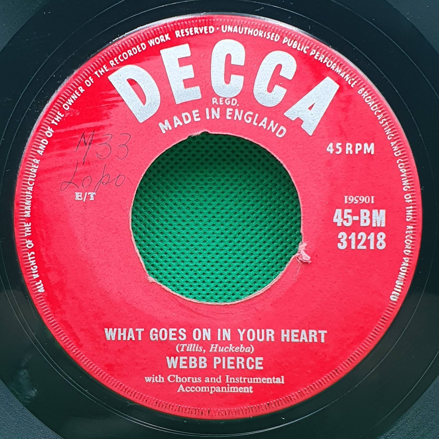 Webb Pierce – A Thousand Miles Ago / What Goes On In Your Heart