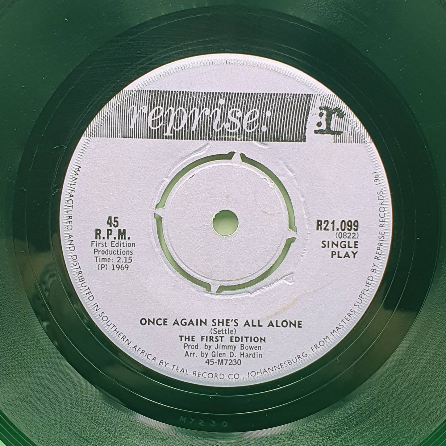 The First Edition – Once Again She's All Alone