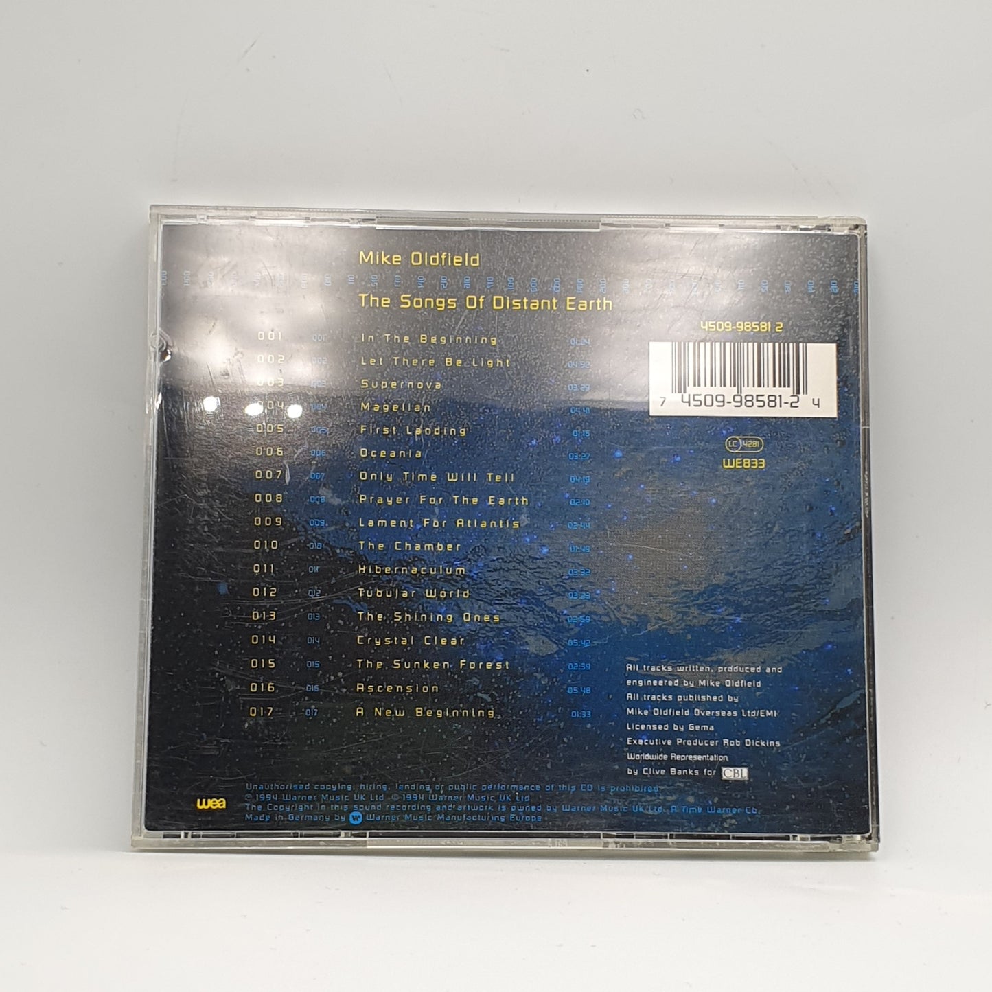 Mike Oldfield ‎– The Songs Of Distant Earth