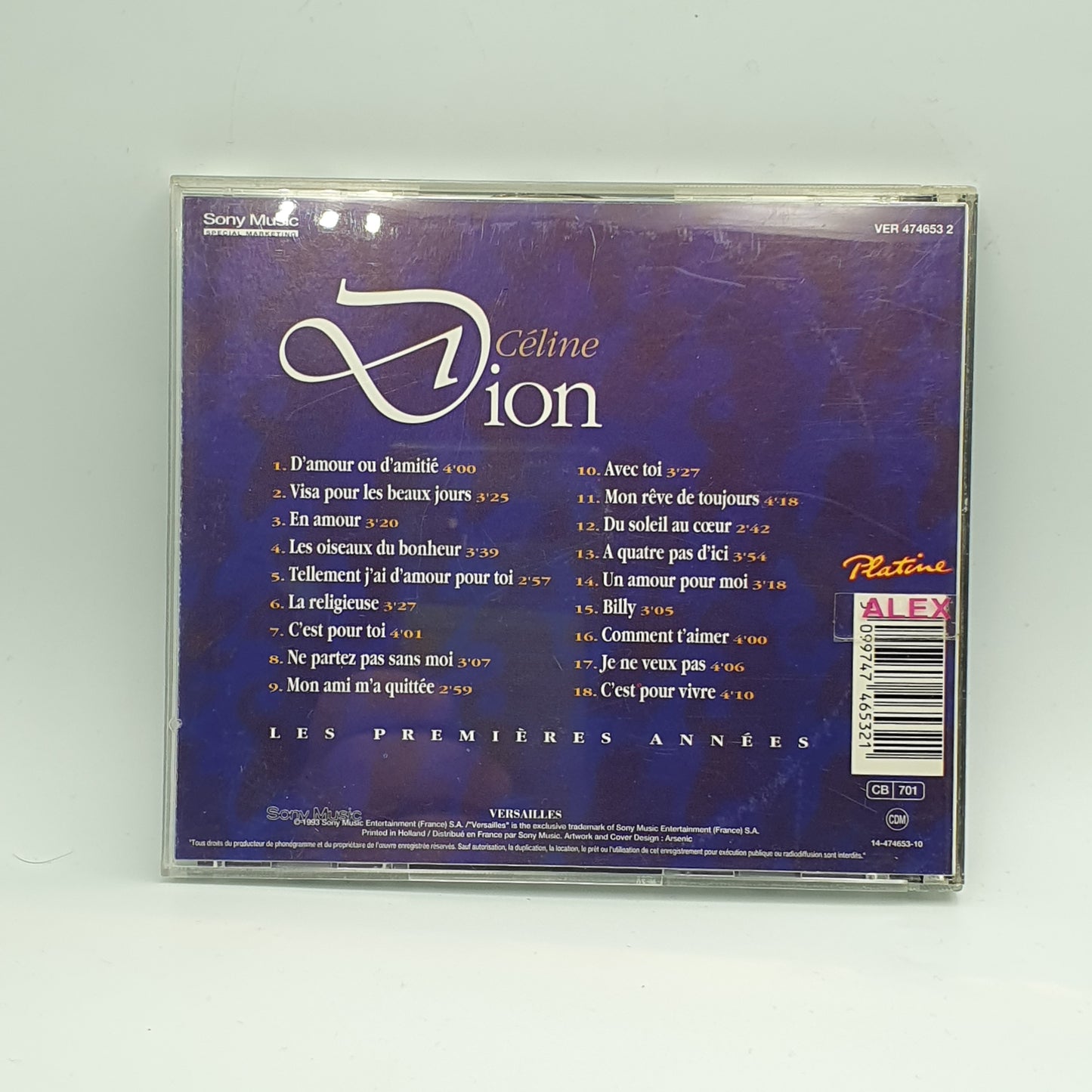 Céline Dion ‎– Les Premières Années