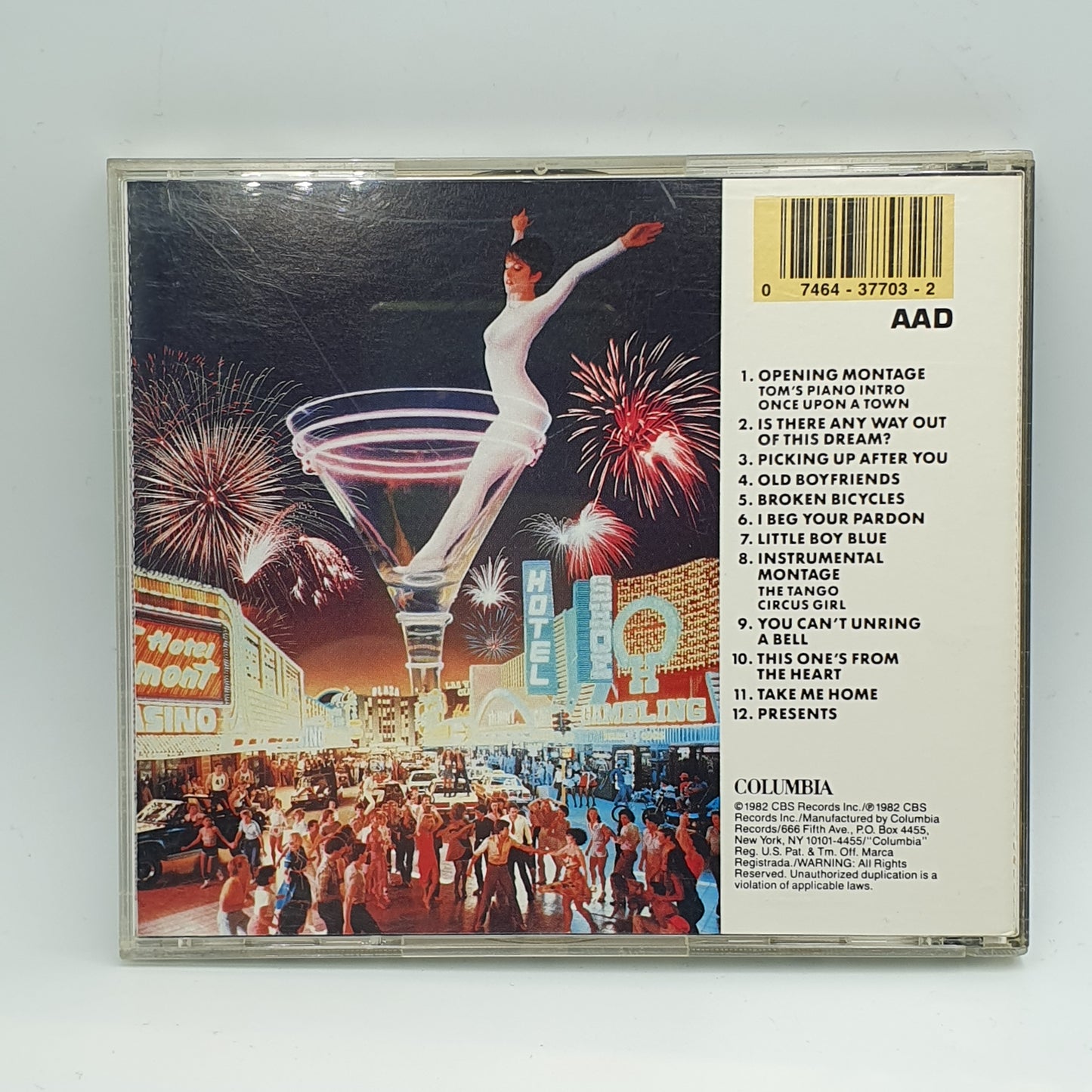 Tom Waits And Crystal Gayle ‎– One From The Heart - The Original Motion Picture Soundtrack