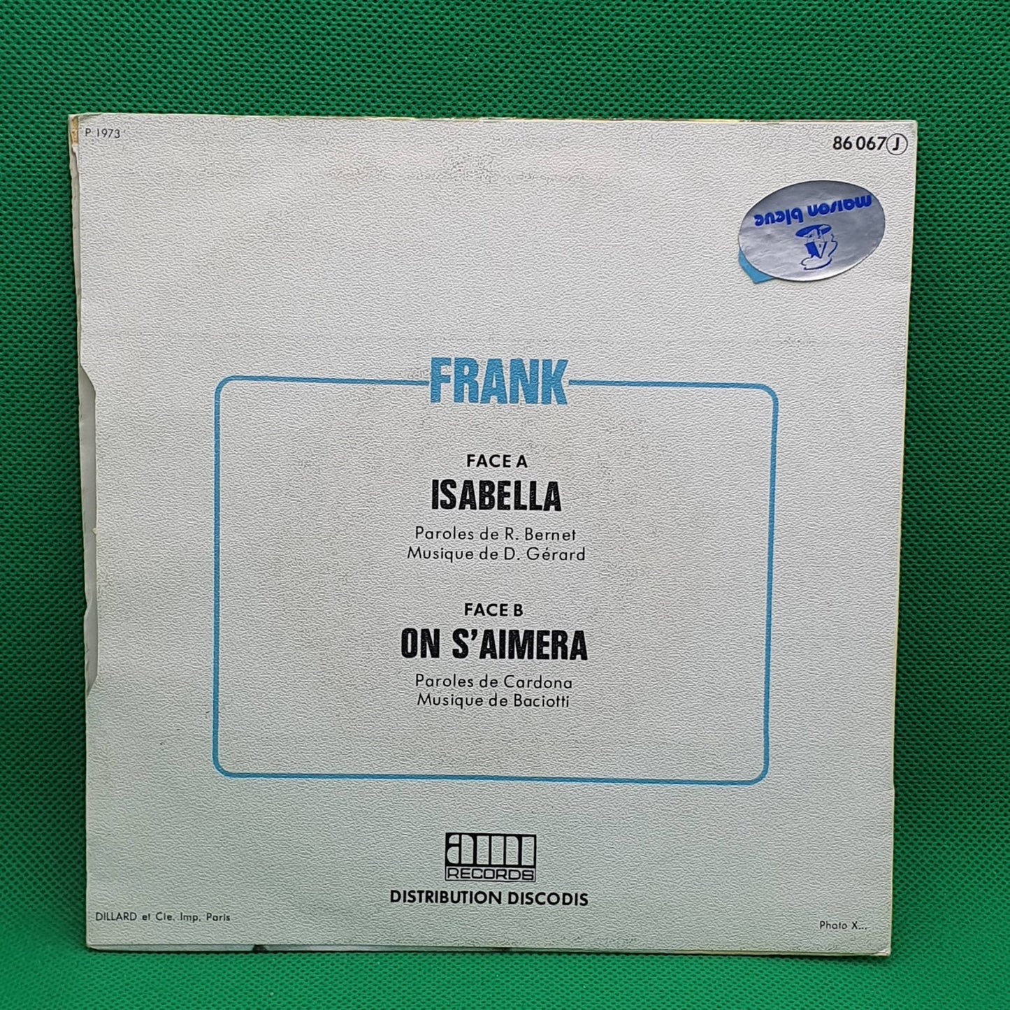 Frank ‎– Isabella