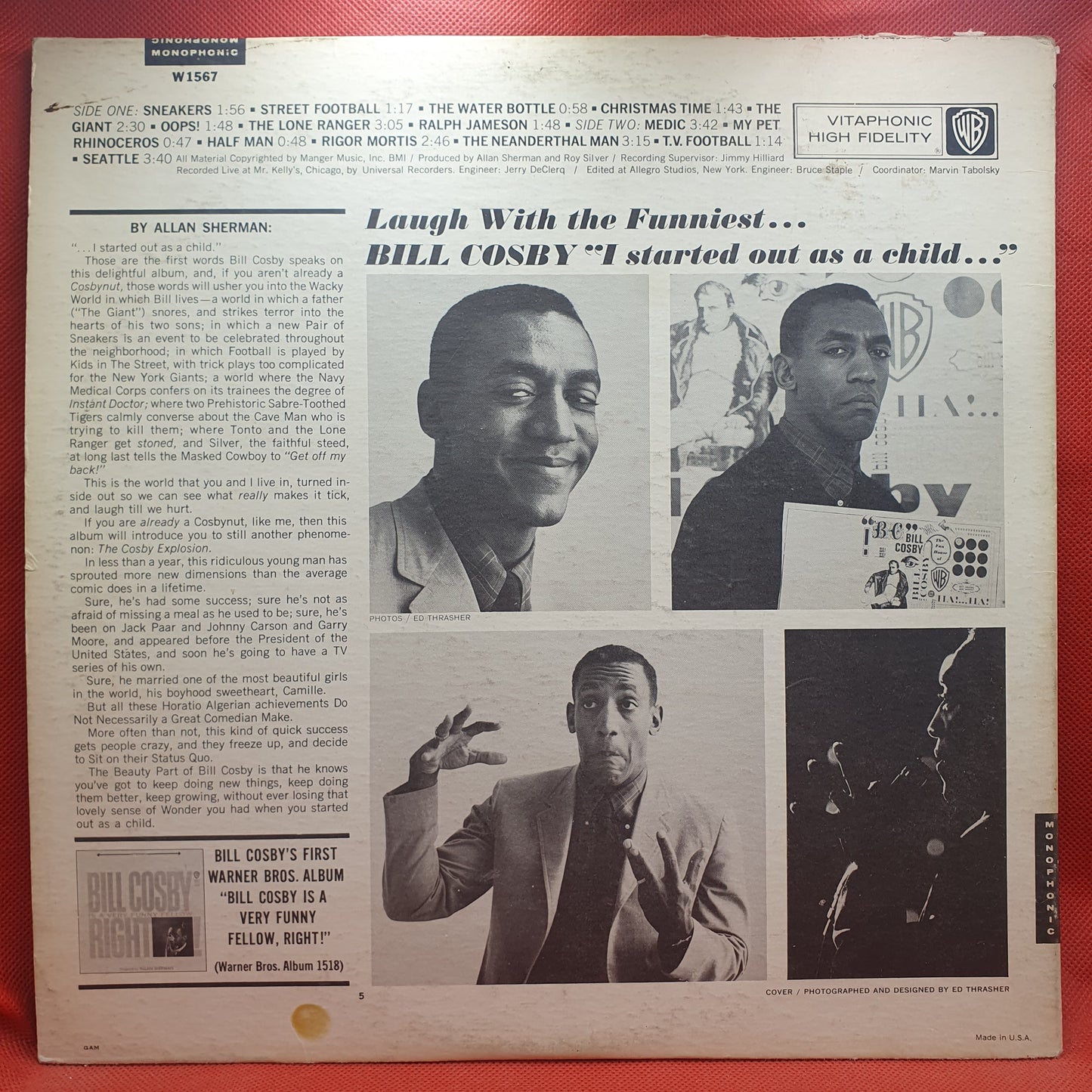 Bill Cosby ‎– I Started Out As A Child