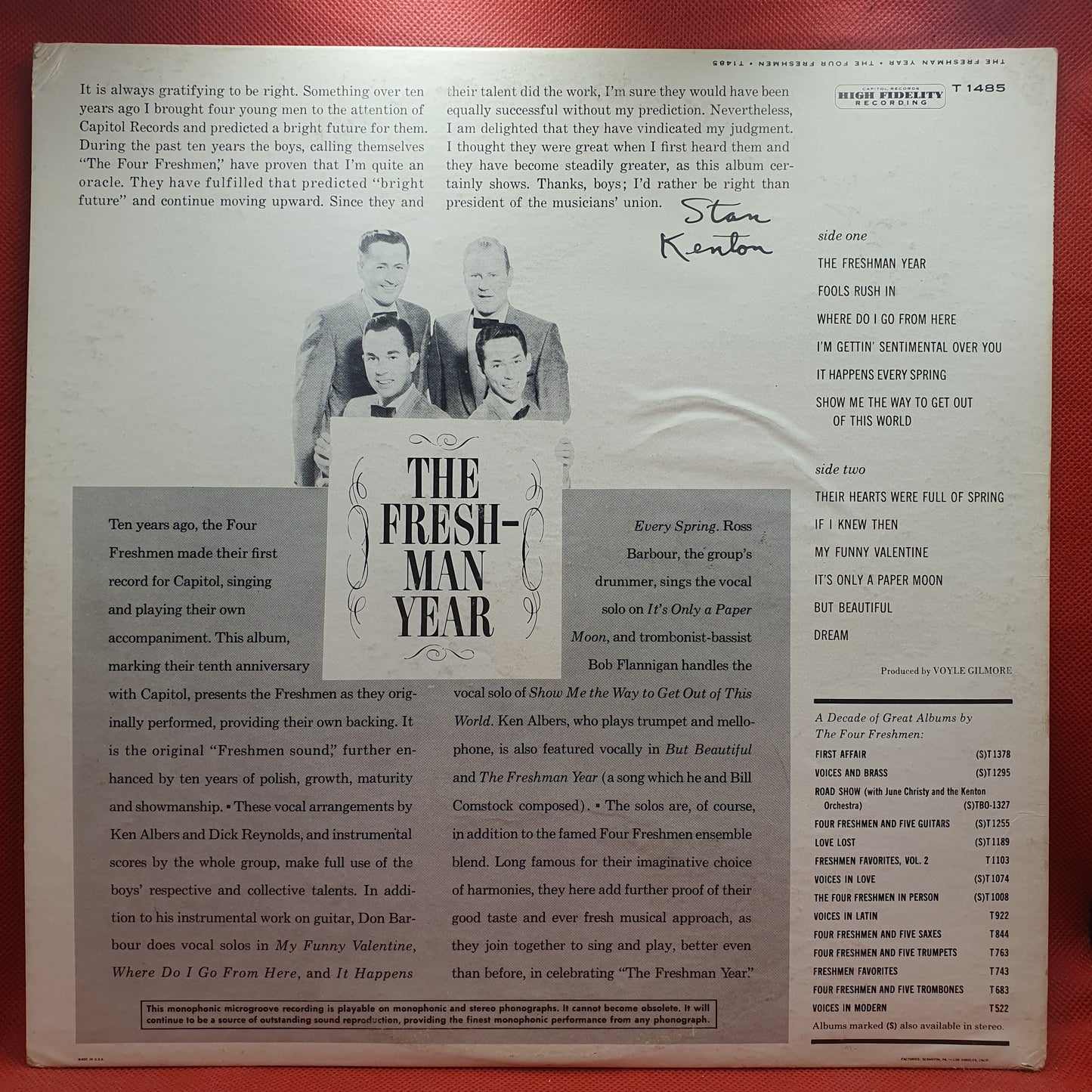 The Four Freshmen – The Freshman Year