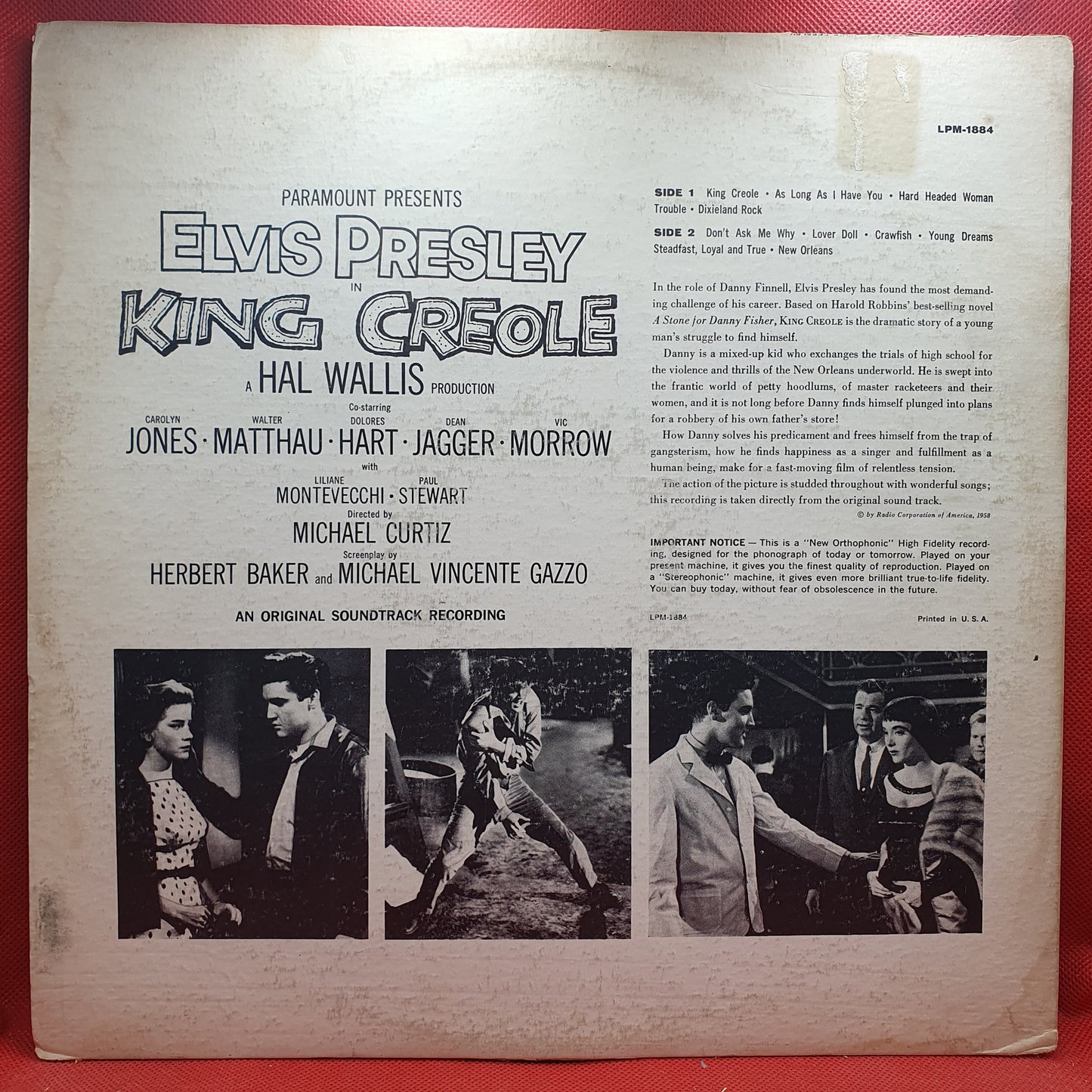 Elvis Presley ‎– King Creole