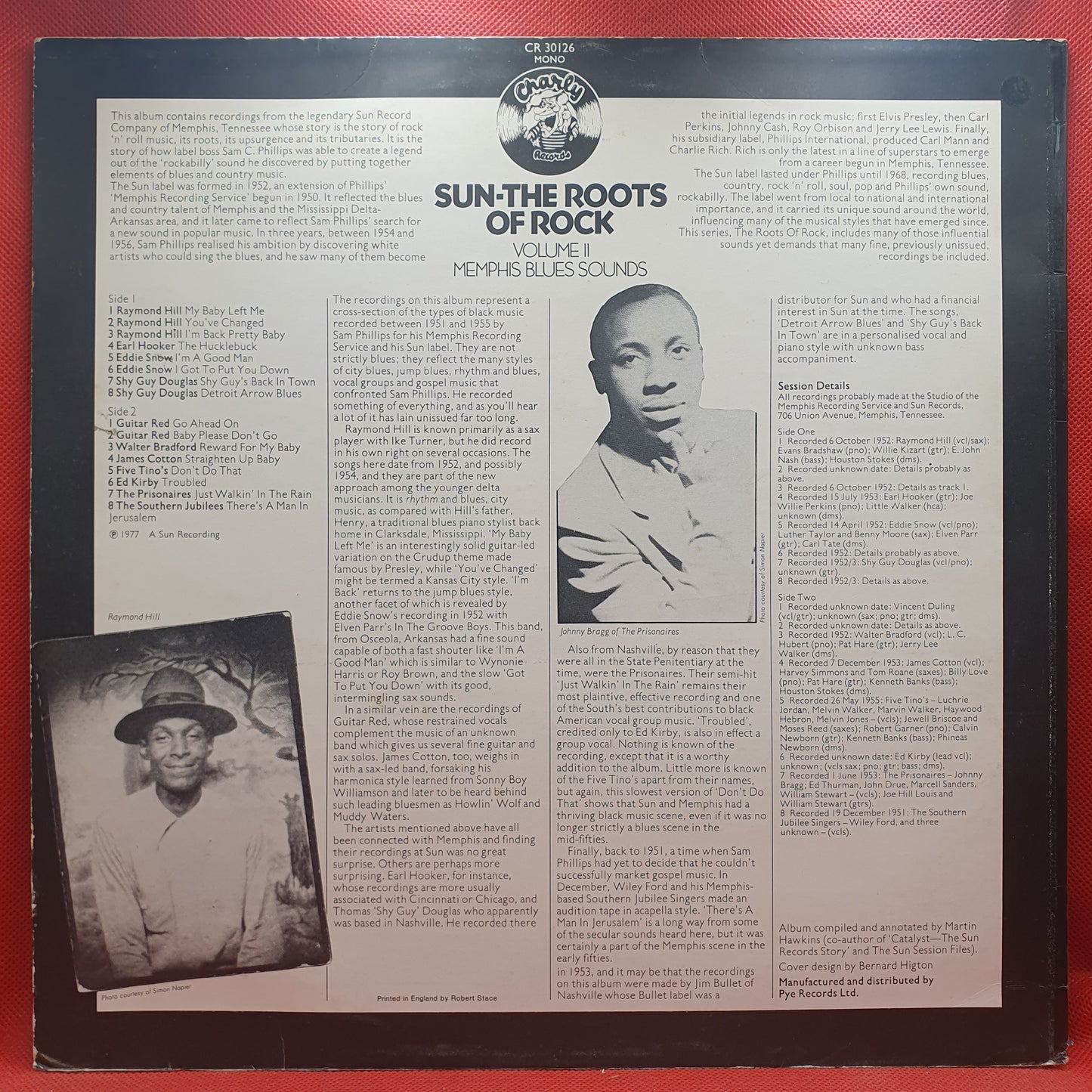 Various ‎– Sun: The Roots Of Rock: Volume 11: Memphis Blues Sounds