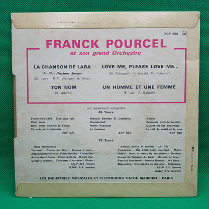 Franck Pourcel Et Son Grand Orchestre ‎– La Chanson De Lara